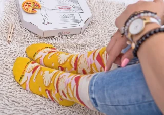 Pizza Sokken 4-pak - Unisex