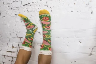 Pizza Sokken 4-pak - Unisex