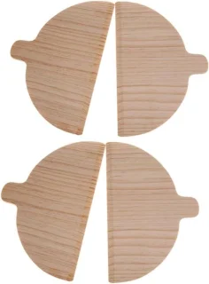 Pizza spatel set - 4 stuks