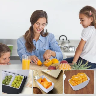 Wat vinden we goed aan de Pizza Toppings Dispenser - 6-vaks Condimentbox