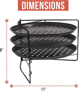 Pizzabakset 3-delig, 28 cm