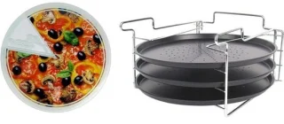 Pizzabakset 5-delig chroom