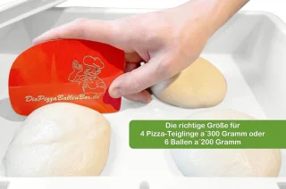 Pizzaballenbox kunststof 30 x 40 x 8,5 cm