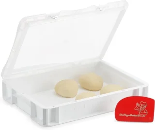 Pizzaballenbox kunststof 30 x 40 x 8,5 cm