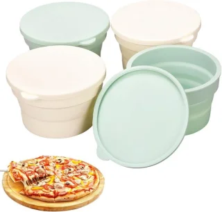 Pizzaballenbox - Set van 4