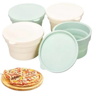 Pizzaballenbox - Set van 4 fermentatieboxen