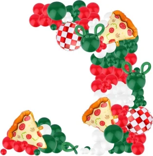 Pizzaballonnen set - 150 stuks