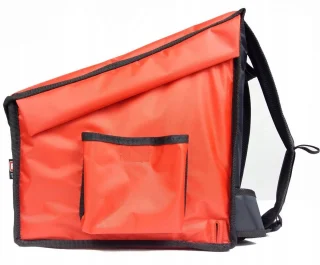 Pizzabezorger Rugzak 36x36 cm Rood