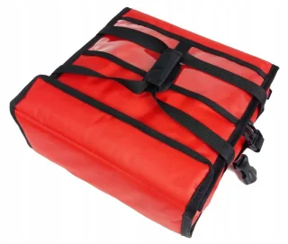 Pizzabezorgtas 50x50 cm (set van 2) - Nylon - Rood