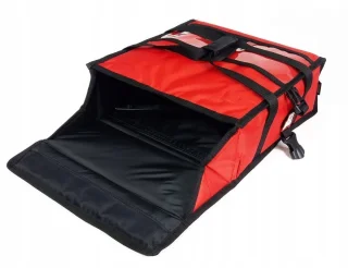 Pizzabezorgtas 50x50 cm (set van 2) - Nylon - Rood