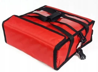 Pizzabezorgtas 50x50 cm (set van 2) - Nylon - Rood