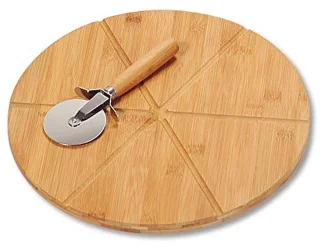Pizzabord en Pizzasnijder Set