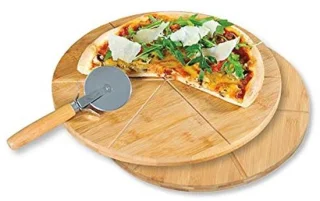 Pizzabord en Pizzasnijder Set