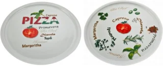 Pizzabord set van 2 30 cm porselein