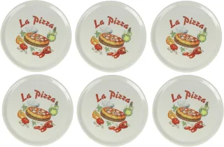 Pizzaborden met decoratie