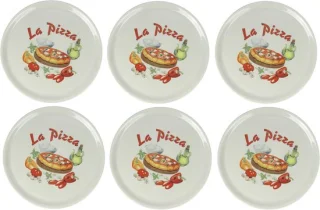 Pizzaborden met decoratie