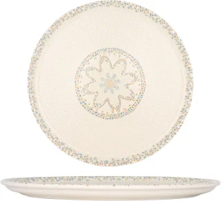 Pizzaborden set porselein 32 cm veelkleurig