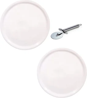 Pizzaborden Set Porselein Ø28 cm