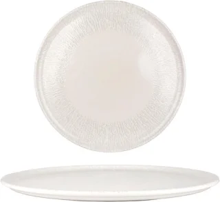 Pizzaborden set - porseleinen borden - 32 cm - wit