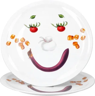 Pizzaborden set wit