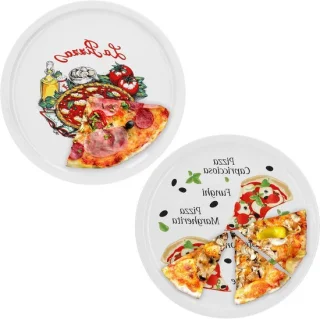Pizzaborden Set XL Porselein 30,5 cm