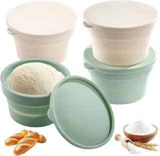Pizzadeegdoos - set van 4