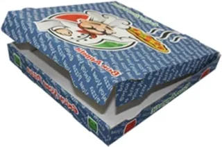 Pizzadozen 31x31x42 cm bruin