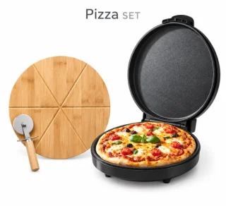 Pizzamaker-set met pizzaplank en pizzasnijder