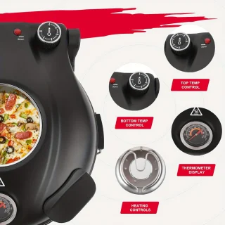 Wat vinden we goed aan de Pizzaoven 12-inch Rood