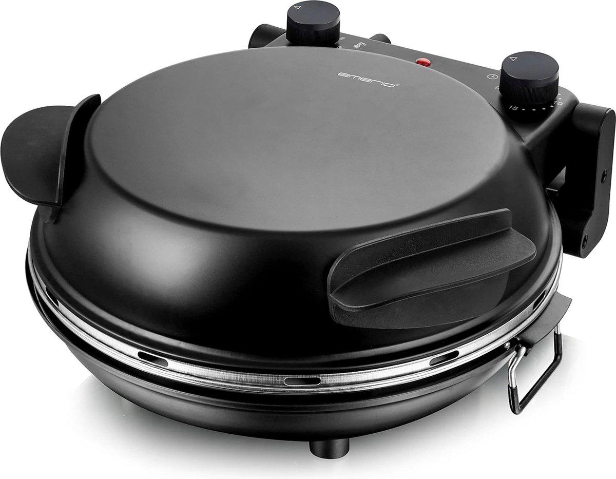 Pizzaoven 31cm Zwart met RVS Pizzaschep