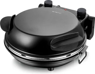 Pizzaoven 31cm Zwart met RVS Pizzaschep
