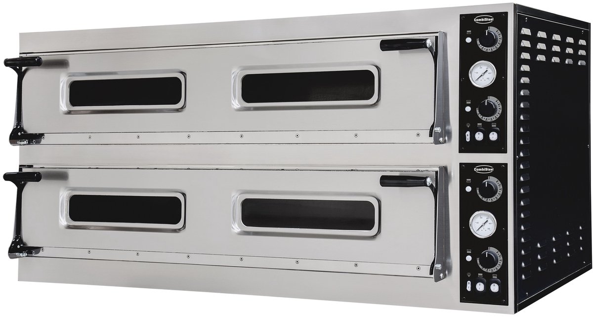 Pizzaoven Bakplaat Dubbel 2x6 Groot 7485.0050