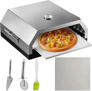 Pizzaoven Buiten zwart