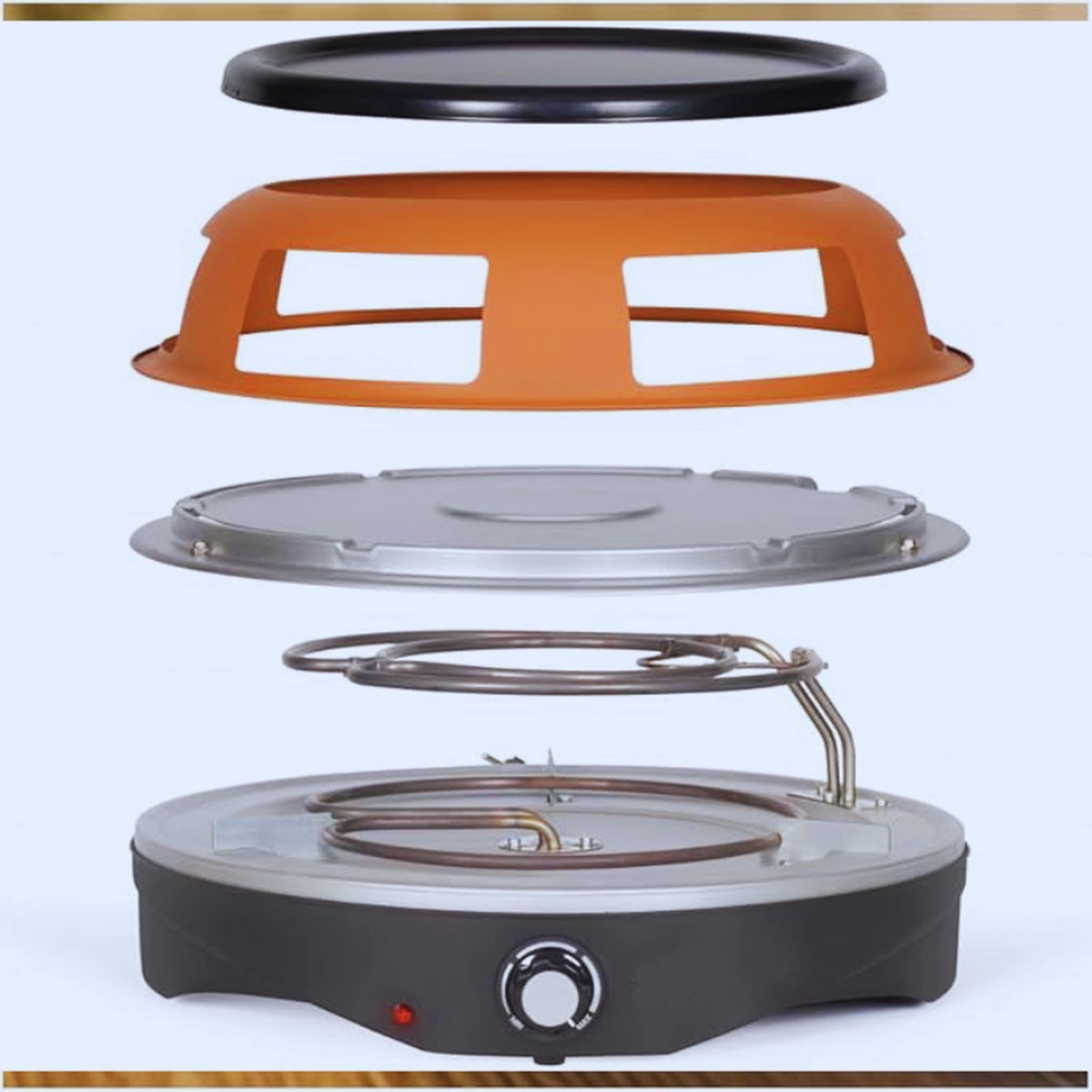 Pizzaoven Compact 1200W voor 6 Personen