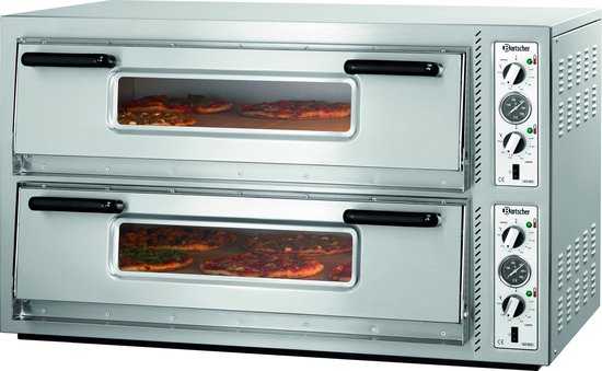 Pizzaoven Dubbel Elektrisch 2x Ø30cm 400V 12kW