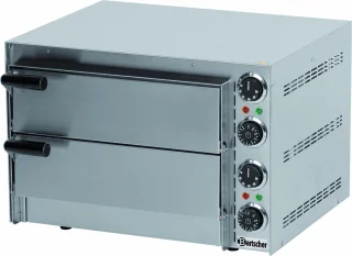 Pizzaoven Dubbel Elektrisch 2x Ø35cm 2,7kW