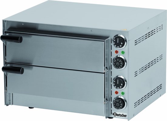 Pizzaoven Dubbel Elektrisch 2x Ø35cm 2,7kW