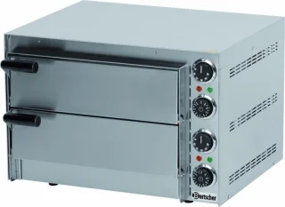 Pizzaoven Dubbel Elektrisch 2x Ø35cm 2,7kW