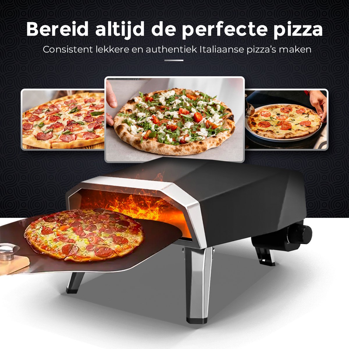pizzaoven gas 30cm buiten