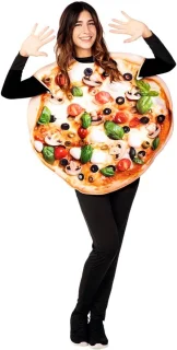De Pizzapak Kostuum voor Volwassenen in één oogopslag