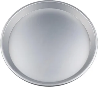 Pizzapan set 15-30 cm, geanodiseerd aluminium, zilver