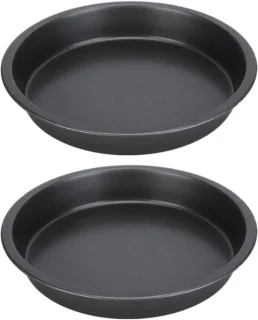 Pizzapannen set 6 inch zwart