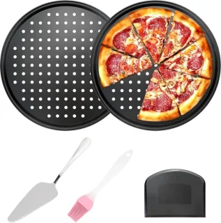 Pizzaplaat set