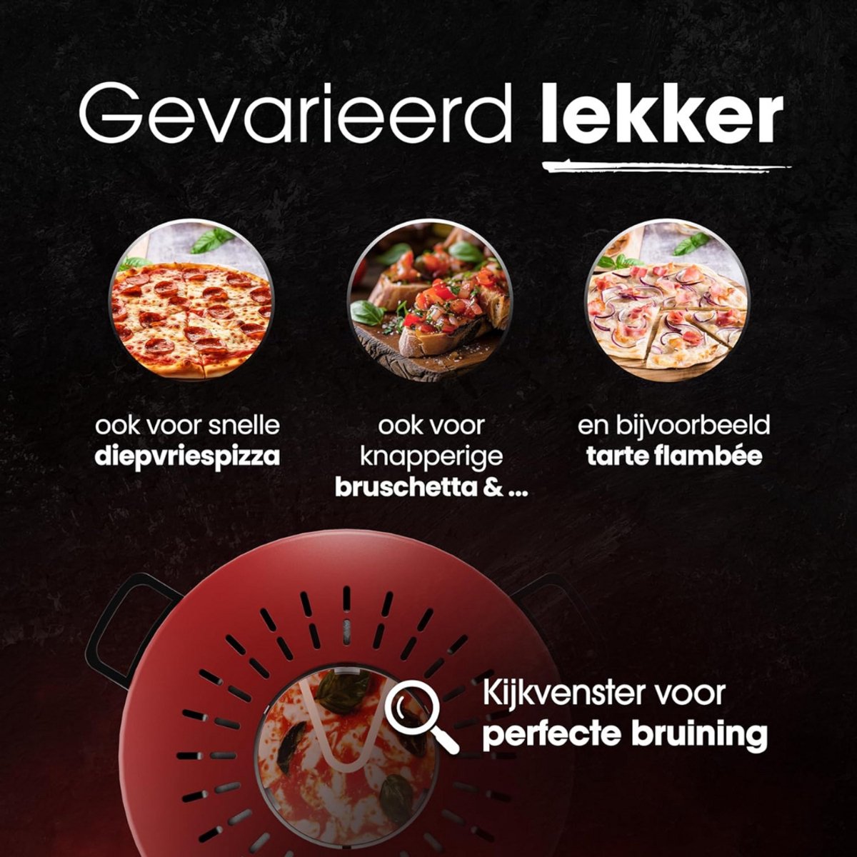 Pizzarette 6 Personen Pizza Oven Pizzasteen