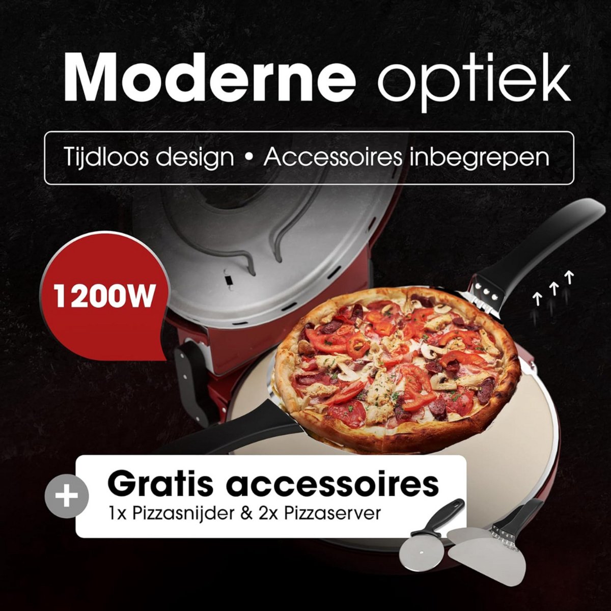 Pizzarette 6 Personen Pizza Oven Pizzasteen