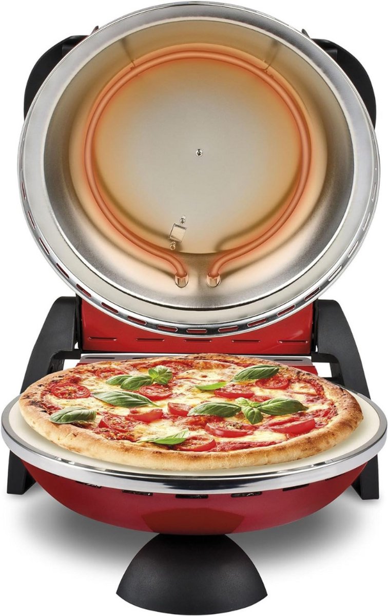 Pizzarette 6 Personen Pizzaoven met Pizzasteen