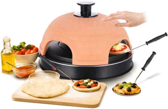 Pizzarette 6 Personen Pizzaoven met Pizzasteen