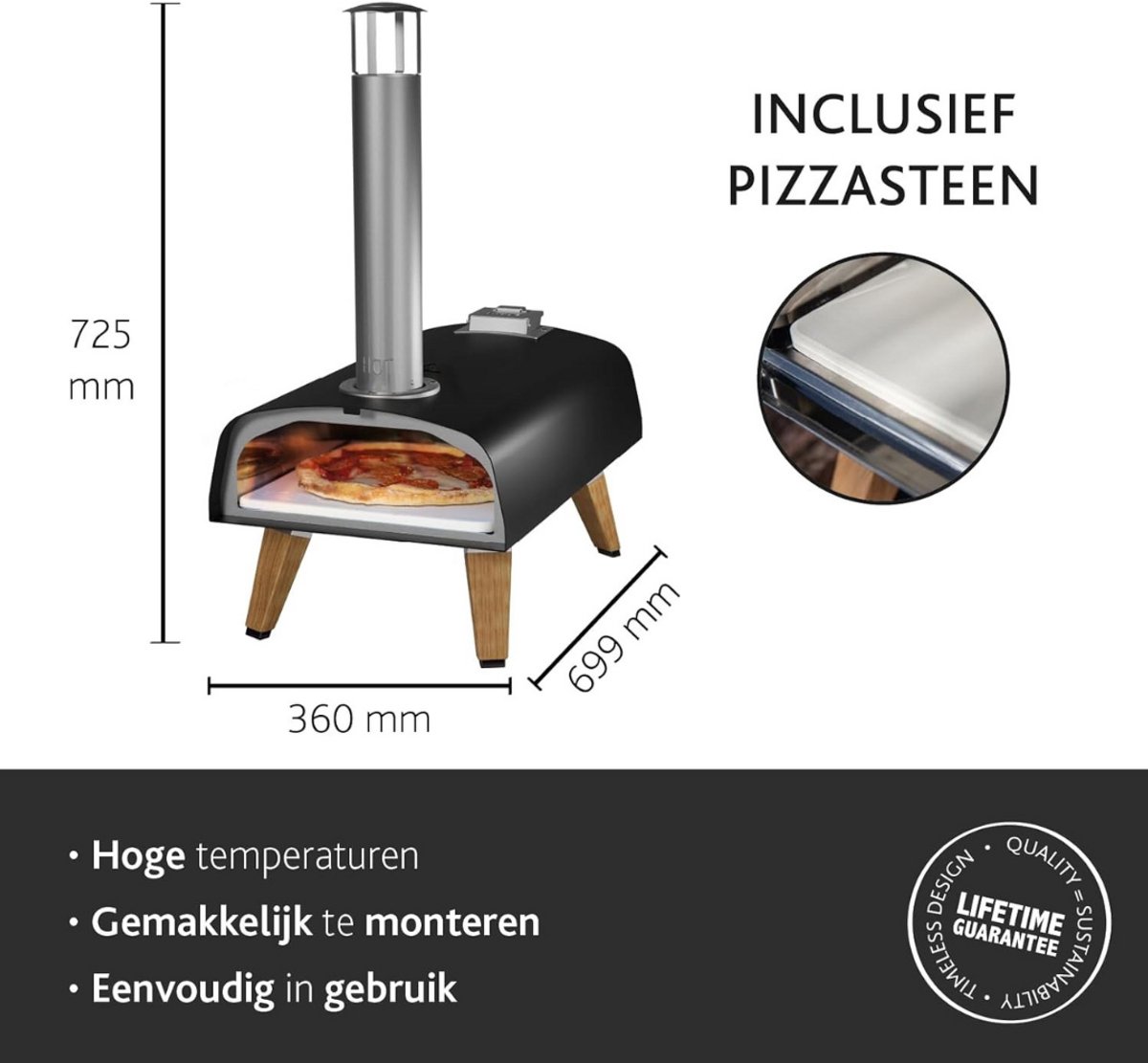 Pizzarette Pizza Oven 6 Personen