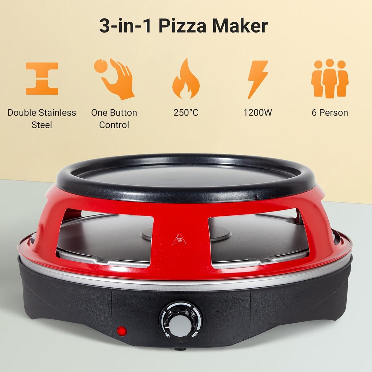 Pizzarette Pizza Oven 6 Personen