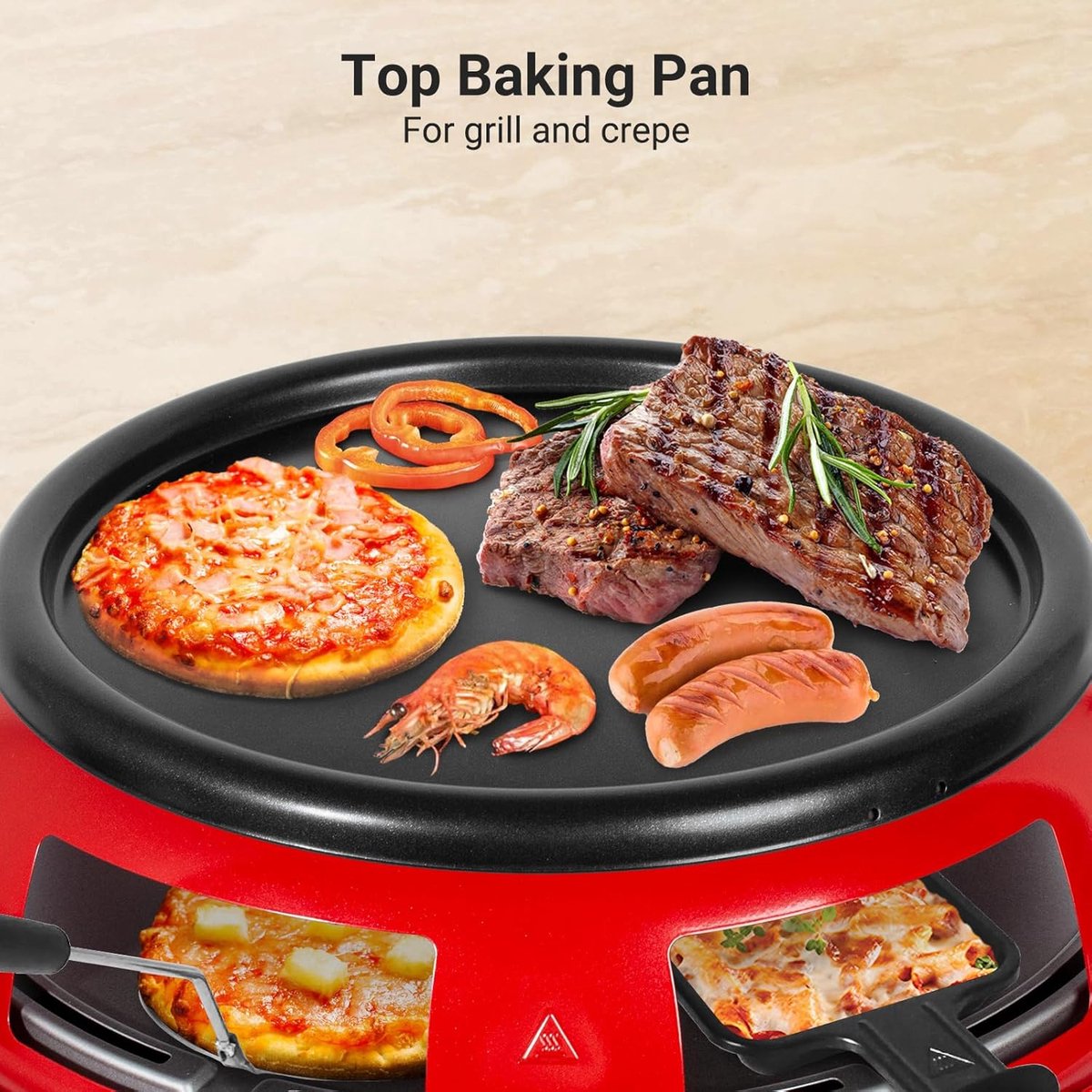 Pizzarette Pizza Oven 6 Personen